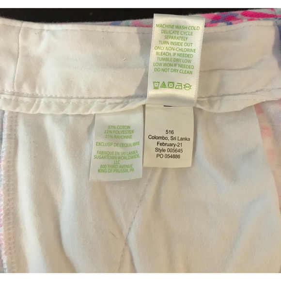 Lilly Pulitzer Buttercup Knit Raz Berry Sea You Soon Shorts - Size 2 - Picture 12 of 12